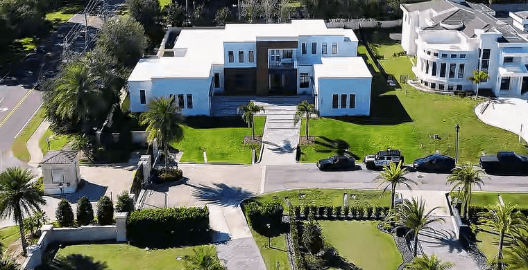 Luxury real estate property aerial photography